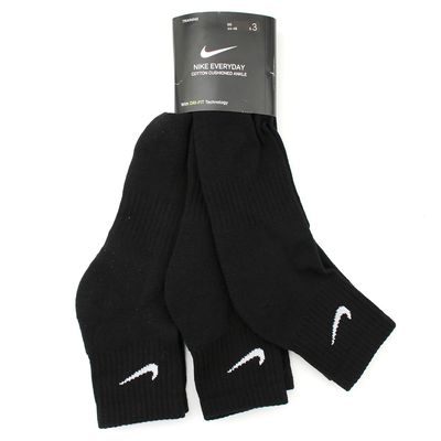 Kit Meia Nike Everyday Preta