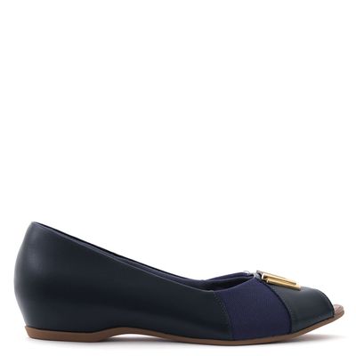 Peep toe joanetes Usaflex Marinho