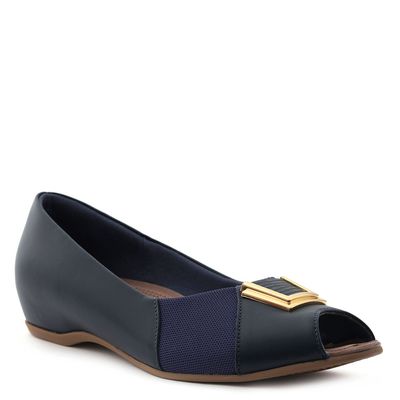 Peep toe joanetes Usaflex Marinho
