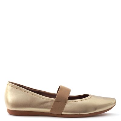 Sapatilha boneca Usaflex Ouro