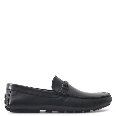 Mocassim com tira Preto