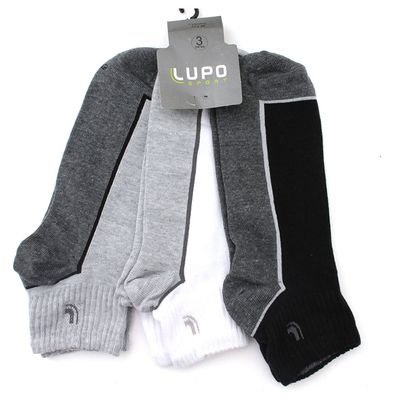 Kit de 3 meias Lupo Sport multicor