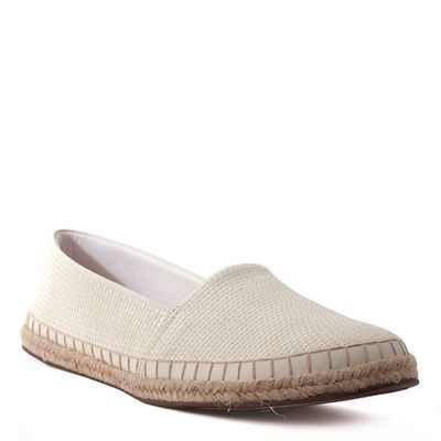 Alpargata com paetês Off-White