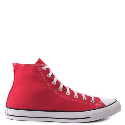 Tênis All Star Chuck Taylor High lona Vermelho