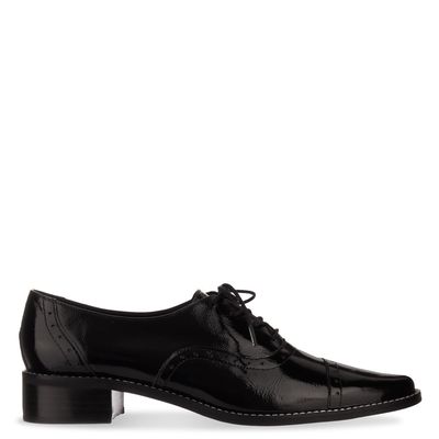 Sapato oxford salto baixo Preto