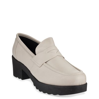Mocassim salto grosso Off-white