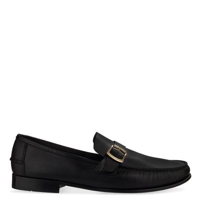Mocassim Chic com fivela Preto