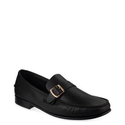 Mocassim Chic com fivela Preto
