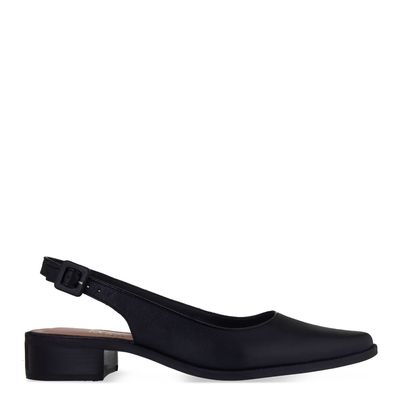 Chanel salto baixo Preto