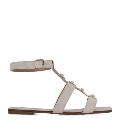 Rasteira com enfeite Off-White
