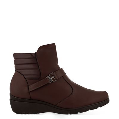 Bota piccadilly anabela Marrom