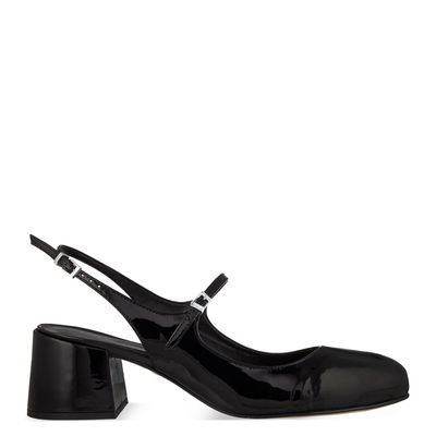 Sapato boneca aberto Preto