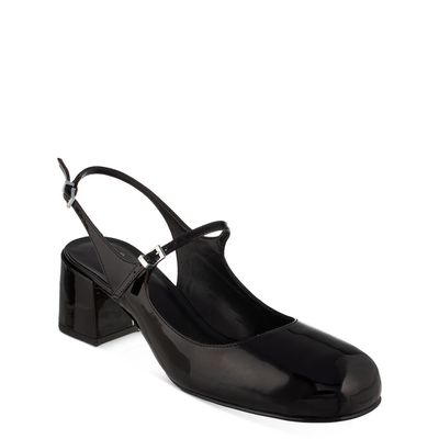 Sapato boneca aberto Preto
