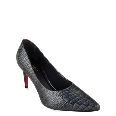 Scarpin texturizado Preto