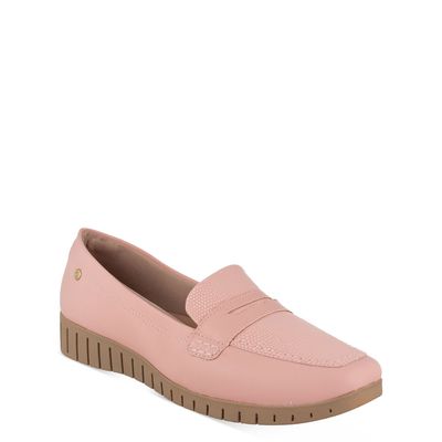 Mocassim pespontado Rosa