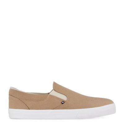 Tênis Casual Slip On Bege