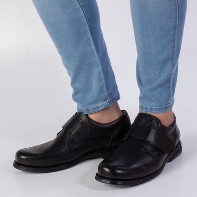 Mocassim Anatomic Gel c/ Velcro Preto
