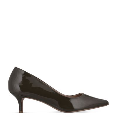 Scarpin Bico Fino Verniz Verde