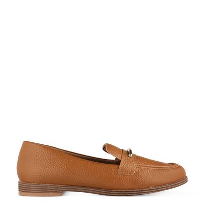 Mocassim com Enfeite Telha