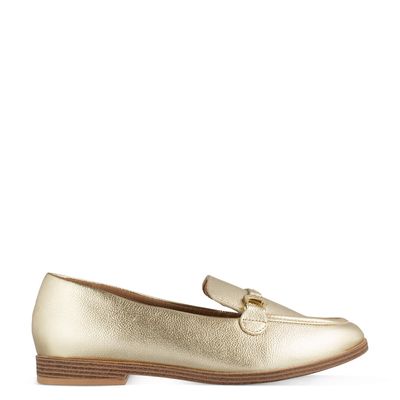 Mocassim com Enfeite Ouro