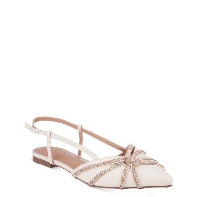 Sapatilha Tiras com Strass Rose