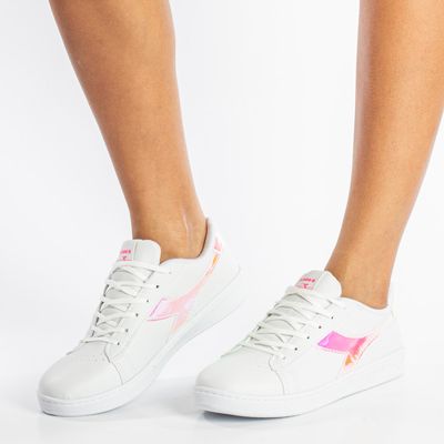 Tênis Diadora Centrale Metal Bicolor Branco