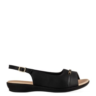 Slingback Piccadilly Preto