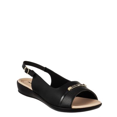 Slingback Piccadilly Preto