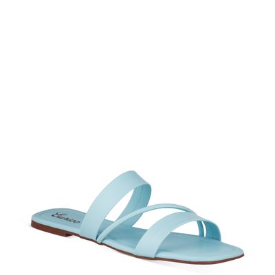 Rasteira com Tiras Azul