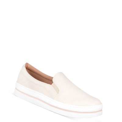 Tênis Flatform slip on Off-White