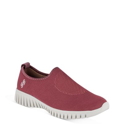 Tênis slip on Usaflex Rosa