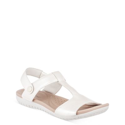 Sandália Usaflex Tiras Off-White