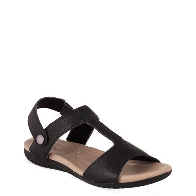 Sandália Usaflex Tiras Preto