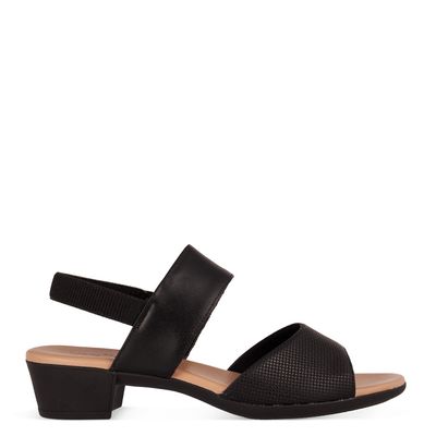 Sandália Usaflex com Elástico Preto