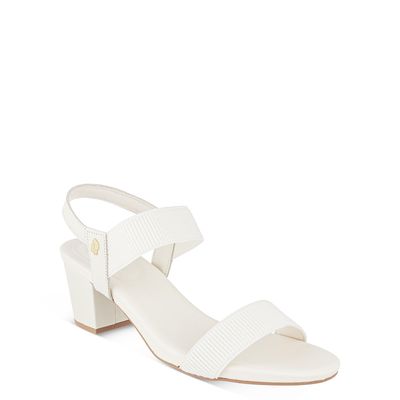 Sandália com elástico Usaflex Off-White