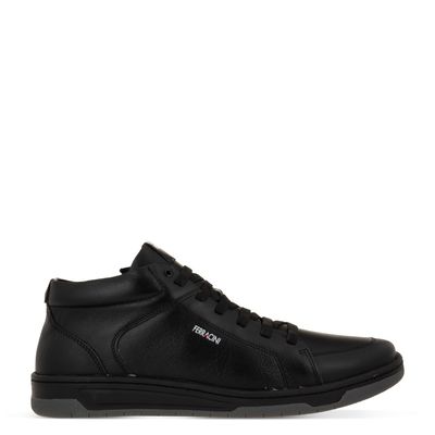 Sapatênis Ferracini Cano Alto Preto