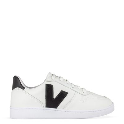 Tênis Casual com Detalhe Bicolor Branco
