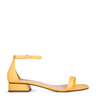 Sandália com Tira Basic Amarelo