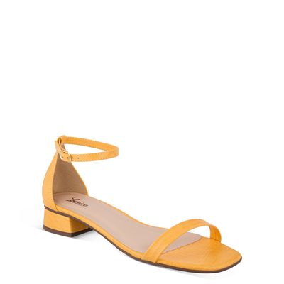 Sandália com Tira Basic Amarelo