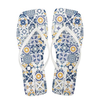 Chinelo Slim Voices Culture Bicolor Branco