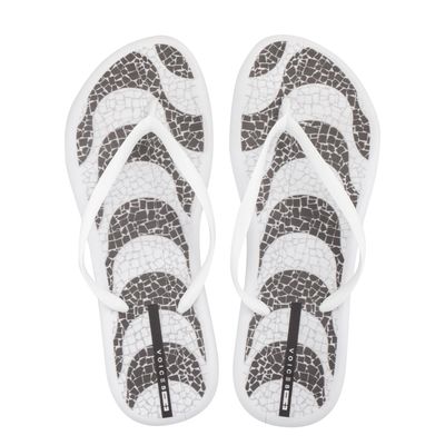 Chinelo Slim Voices Culture Bicolor Branco