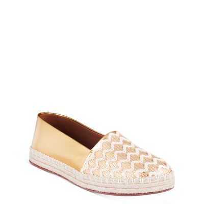 Alpargata Flatform Ouro