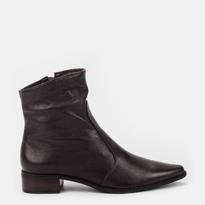Bota c/ Salto Baixo Vinho