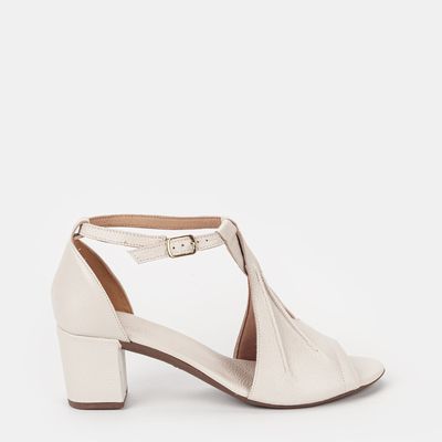 Peep Toe Aberto Off-White