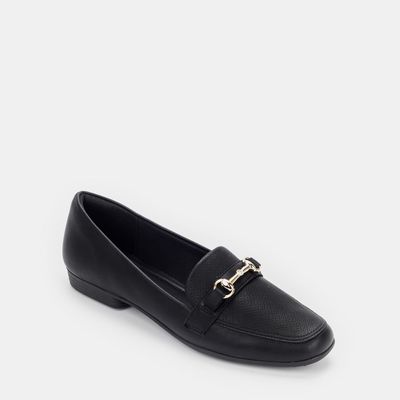 Mocassim Piccadilly com Enfeite Preto