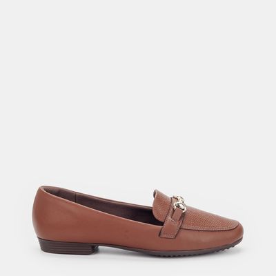 Mocassim Piccadilly com Enfeite Telha