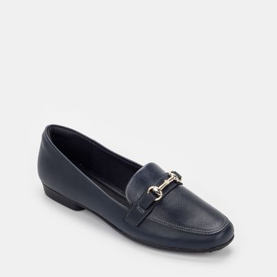 Mocassim Piccadilly com Enfeite Marinho