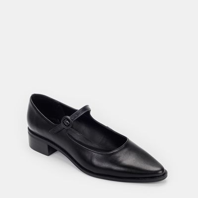 Sapato Boneca Bico Fino Preto