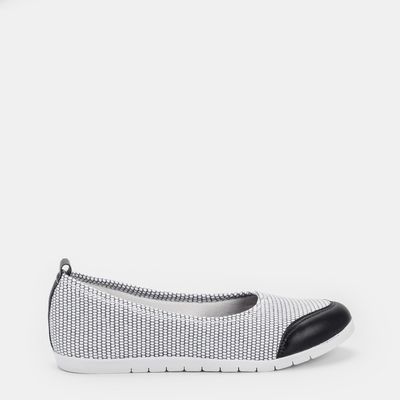 Sapatilha Confort Bicolor Off-White