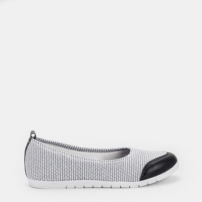 Sapatilha Confort Bicolor Off-White